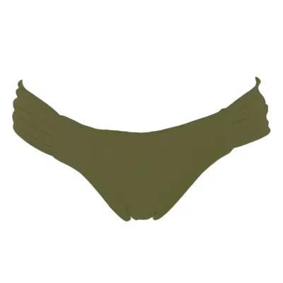 Rêve De Rive Women's Bijou Hunter Green Bikini Bottom
