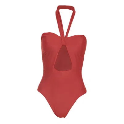 Rêve De Rive Women's Céline Bordeaux Red One Piece