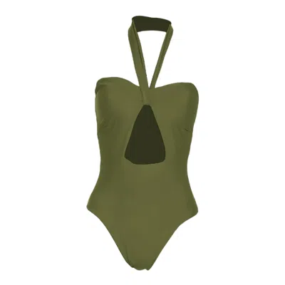 Rêve De Rive Women's Céline Hunter Green One Piece