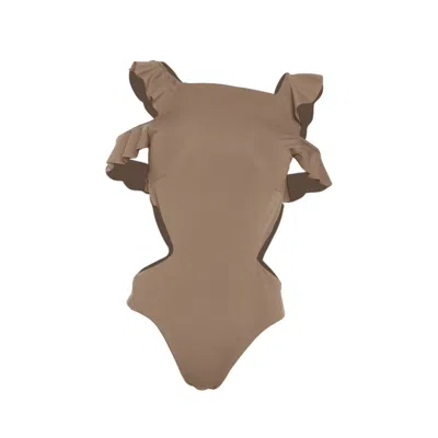 Rêve De Rive Women's Charmaine Pecan Brown One Piece