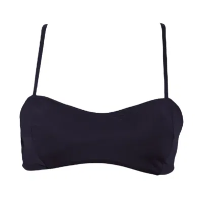 Rêve De Rive Women's Clea Black Bikini Top