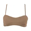 Rêve De Rive Women's Clea Pecan Brown Bikini Top In Brown