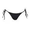 Rêve De Rive Women's Daphne Black Bikini Bottom In Black