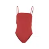Rêve De Rive Women's Elise Bordeaux Red One Piece In Red