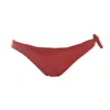 Shop Rêve De Rive Women's Elora Bordeaux Red Bikini Bottom