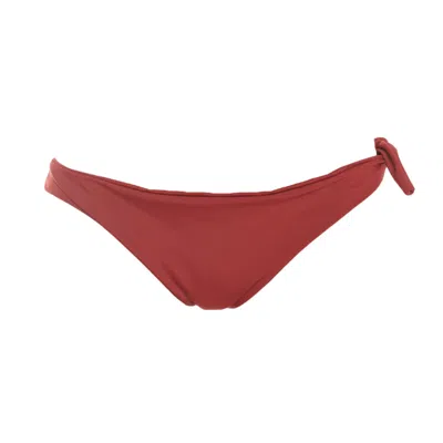 Rêve De Rive Women's Elora Bordeaux Red Bikini Bottom