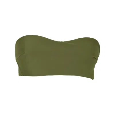 Rêve De Rive Women's Emma Hunter Green Bikini Top