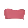 Rêve De Rive Women's Emma Morocco Red Bikini Top In Red