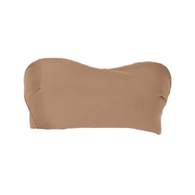 Rêve De Rive Women's Emma Pecan Brown Bikini Top