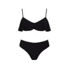 Rêve De Rive Women's Gabriela Black Bikini Set In Black