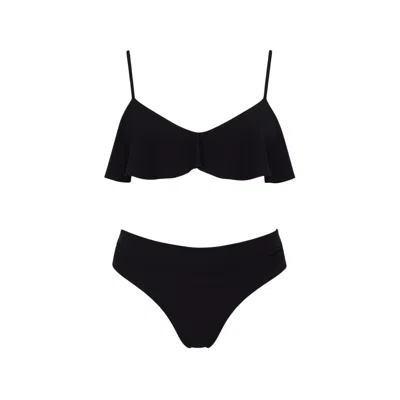 Rêve De Rive Women's Gabriela Black Bikini Set