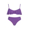 Rêve De Rive Women's Gabriela Purple Bikini Set In Purple