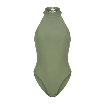 Rêve De Rive Women's Green Juliette Hunter One Piece