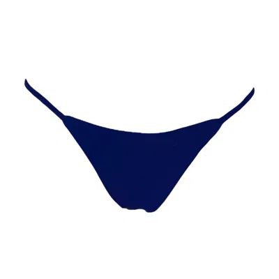 Rêve De Rive Women's Hadleigh Dark Blue Bikini Bottom