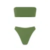 Rêve De Rive Women's Hedora Green Bikini Set In Green