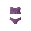 Rêve De Rive Women's Isabella Purple Bikini Set In Purple