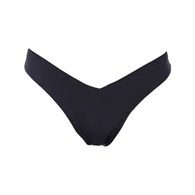 Rêve De Rive Women's Leena Black Bikini Bottom