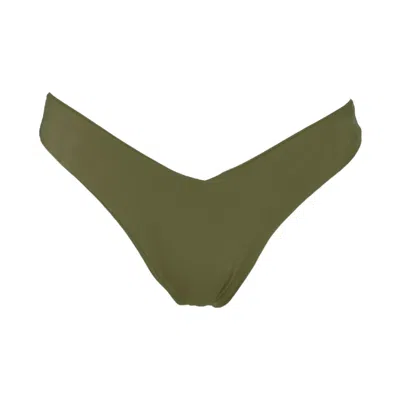 Rêve De Rive Women's Leena Hunter Green Bikini Bottom