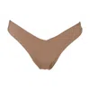 Rêve De Rive Women's Leena Pecan Brown Bikini Bottom In Brown
