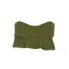 Rêve De Rive Women's Lune Hunter Green Bikini Top In Green