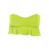 Rêve De Rive Women's Lune Lime Green Bikini Top In Green