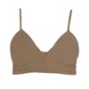 Rêve De Rive Women's Mabel Pecan Brown Bikini Top In Brown