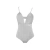 Rêve De Rive Women's Micaela Cloud Grey One Piece In Grey