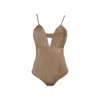 Rêve De Rive Women's Micaela Pecan Brown One Piece In Brown