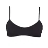 Rêve De Rive Women's Monet Black Bikini Top In Black