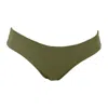 Shop Rêve De Rive Women's Odette Hunter Green Bikini Bottom