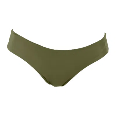 Rêve De Rive Women's Odette Hunter Green Bikini Bottom