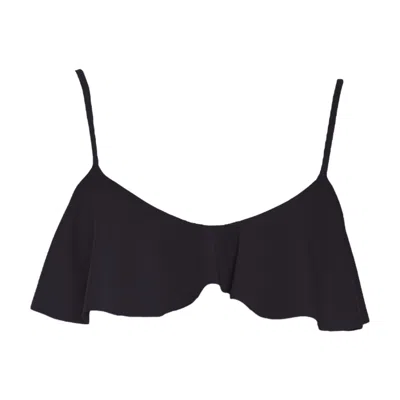 Rêve De Rive Women's Oona Black Bikini Top