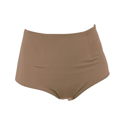 Rêve De Rive Women's Ophelia Pecan Brown Bikini Bottom