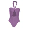 Rêve De Rive Women's Pink / Purple Céline Dark Lavender Purple One Piece In Pink/purple