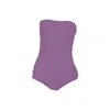 Rêve De Rive Women's Pink / Purple Josephine Dark Lavender Purple One Piece In Pink/purple