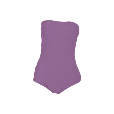 Rêve De Rive Women's Pink / Purple Josephine Dark Lavender Purple One Piece In Pink/purple