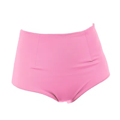 Rêve De Rive Women's Pink / Purple Ophelia Rosy Pink Bikini Bottom In Pink/purple