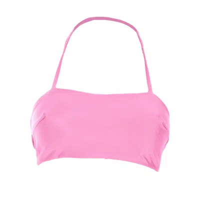 Rêve De Rive Women's Pink / Purple Sadie Rosy Pink Bikini Top In Pink/purple