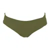 Rêve De Rive Women's Ramya Hunter Green Bikini Bottom In Green