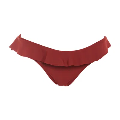 Rêve De Rive Women's Sabina Bordeaux Red Bikini Bottom