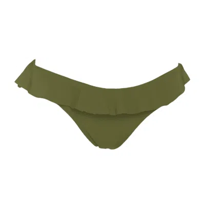 Rêve De Rive Women's Sabina Hunter Green Bikini Bottom