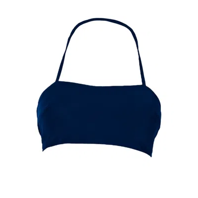 Rêve De Rive Women's Sadie Dark Blue Bikini Top