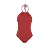 Rêve De Rive Women's Salomi Bordeaux Red One Piece In Red