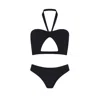 Rêve De Rive Women's Sophia Black Bikini Set In Black