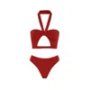 Rêve De Rive Women's Sophia Red Bikini Set In Red