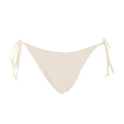 Rêve De Rive Women's White Bellamy Ivory Bikini Bottom