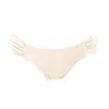 Rêve De Rive Women's White Bijou Ivory Bikini Bottom In White