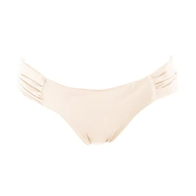 Rêve De Rive Women's White Bijou Ivory Bikini Bottom