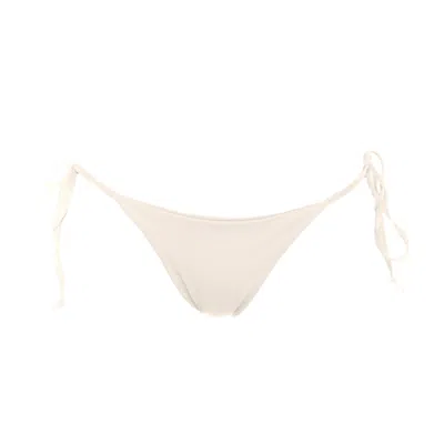 Rêve De Rive Women's White Daphne Ivory Bikini Bottom