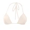 Rêve De Rive Women's White Esmé Ivory Bikini Top In White